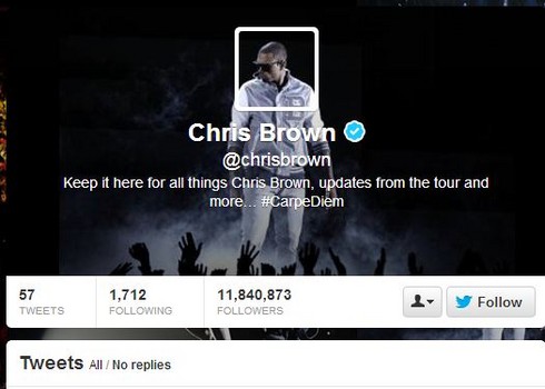 most hated stars on twitter in 2012: chris brown - national celebrity headlines 